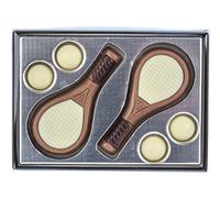 Boite cadeau - chocolat à motif tennis - 65 g