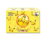 Boîte cadeau coréenne Pikachu | Cette grosse souris jaune authentifiée | Comprend 10 boosters de disjoncteur électrique coréen, un classeur de cartes Pokémon Pikachu, des autocollants Pokémon et une
