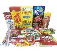 Boîte cadeau d'anniversaire 966 pour 59e anniversaire - Mélange de bonbons nostalgiques de l'enfance pour homme ou femme de 59 ans né en 1966 Jr