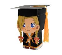 Boîte cadeau de bonbons pour fête, boîte pour chapeau de docteur, décoration de remise de diplôme, boîtes à bonbons, chapeau de bachelier, sachet cadeau de chocolat