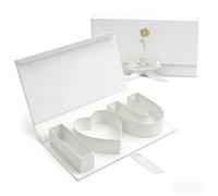 Boîte cadeau de fleurs de Saint Valentin - Grande lettre « I Love You » - Bouquet de roses - Boîte cadeau en carton avec ruban - Convient pour mariage, Noël, fête des mères, fêtes et autres occasions