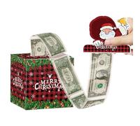 Boîte-cadeau de Noël en espèces Joyeux 2026 Nouvel An Décoration Surprise Argent Tirant Boîte Navidad Père Noël Cad