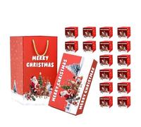 Boîte-cadeau De Noël, Porte-cadeau Polyvalent, 18.4x9.3x5,5 Cm, D'argent Surprise, Boîte Cadeau Noël, Compact Et Portable, Pour Les Événements De Vacances En Espèces De Bijoux