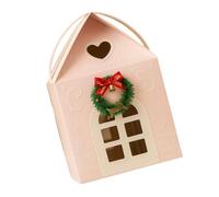 Boîte-cadeau De Noël Recyclable Designs Cottage Créatifs Décoration Fête Boîte D'emballage Bonbons Festival Surprises Festival Parties Décoration Cottage