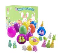 Boîte-Cadeau De Pâques Avec Poupée Lapin Et Poussin, À Faire Soi-Même, Capsule D'¿Uf De Dessin Animé, Nouveauté, Fournitures De Fête Surprise, Cadeau De Pâques