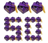 Boîte-cadeau de remise des diplômes - Chapeau de bonbons de remise des diplômes | 50 pièces Classe de boîtes de remise des diplômes 2025 | Conteneurs de chocolat avec chapeau de graduation décoratif
