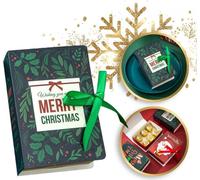 Boîte cadeau décorative avec nœud Joyeux Noël 12x8x4,5 cm OPO33
