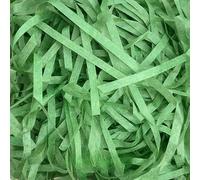 Boîte-cadeau en papier en coton, Cut Shredded Paper Gift Hamper Fillers Multicolor 100g/200g/500g(Christmas Green,100g)