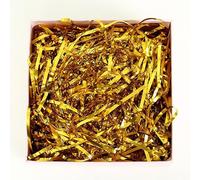 Boîte-cadeau en papier en coton, Glitter Cut Shredded Paper Filler Multicolor 10g-500g Pack Of 2(Golden,500g*2Pack)