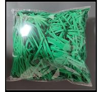 Boîte-cadeau en papier en coton, Shredded Paper Gift and Hamper Filler Multicolor 50g To 500g(Style C/Green,500g)