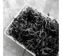 Boîte-cadeau en papier en coton, Shredded Paper Gift and Hamper Filler Multicolor 50g To 500g(Style E/Black,100g)