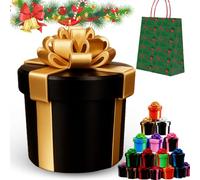 Boîte cadeau ennuyeuse à vis imbriquées - Boîte de farce imprimée 3D pour argent et surprises, cadeau puzzle amusant pour les anniversaires, Noël, éléphant blanc, ou pour rendre fous vos amis et