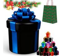 Boîte cadeau ennuyeuse à vis imbriquées - Boîte de farce imprimée 3D pour argent et surprises, cadeau puzzle amusant pour les anniversaires, Noël, éléphant blanc, ou pour rendre fous vos amis et