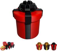 Boîte cadeau ennuyeuse à vis imbriquées réutilisable avec 10 couches, difficile à ouvrir, pour argent, cadeau de Noël, fête d'anniversaire, jeu imprimé 3D (B, 8 cm)