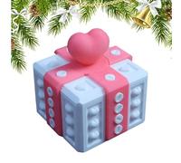 Boîte cadeau ennuyeuse - PP 6,5 x 6,5 x 7,1 cm | Boîte à vis à cordes de Saint-Valentin | Cadeau de farce pour surprises amusantes, fête, humour de bureau et jouet de farce pratique