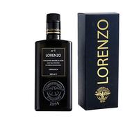 Boîte Cadeau Huile d'Olive Extra Vierge Biologique Lorenzo N°1, AOP Valli Trapanesi 500 ml