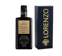 Boîte Cadeau Huile d'Olive Extra Vierge Biologique Lorenzo N°3, AOP Val di Mazara 500 ml