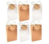 Boite Cadeau Nniversaire Boîtes en papier kraft for mariage, décoration de fête d'anniversaire, fournitures for petites entreprises, boîte d'emballage, 10/30/50 pièces(Mixed color,30pcs)