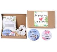 Boite cadeau offerte temoin pour lui faire la demande ou l'annonce - cadeau temoin demande, cartes à gratter, miroir et badges Carte Annonce Mariage cadeau temoin Mariage