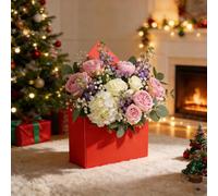 Boîte cadeau pour la Saint-Valentin, boîte de rangement pliable portable et étanche, boîte cadeau de Saint-Valentin avec lettres d'amour, peut être utilisée pour placer des cadeaux et des fleurs