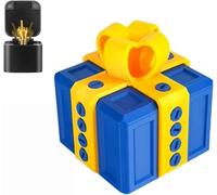 Boîte cadeau surprise « doigt d'honneur », boîte cadeau farceuse - Défi hilarant avec vis et surprise « doigt d'honneur », décoration de table interactive avec gag surprise pour Noël