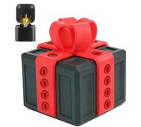 Boîte cadeau surprise « doigt d'honneur », boîte cadeau farceuse - Défi hilarant avec vis et surprise « doigt d'honneur », décoration de table interactive avec gag surprise pour Noël (A)