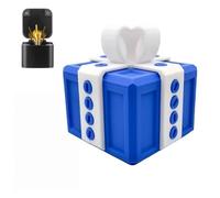 Boîte cadeau surprise « doigt d'honneur », boîte cadeau farceuse - Défi hilarant avec vis et surprise « doigt d'honneur », décoration de table interactive avec gag surprise pour Noël