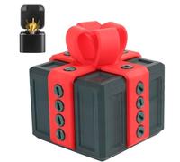 Boîte cadeau surprise « doigt d'honneur », boîte cadeau farceuse - Défi hilarant avec vis et surprise « doigt d'honneur », décoration de table interactive avec gag surprise pour Noël (O)