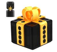 Boîte cadeau surprise « doigt d'honneur », boîte cadeau farceuse - Défi hilarant avec vis et surprise « doigt d'honneur », décoration de table interactive avec gag surprise pour Noël (N)