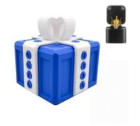 Boîte cadeau surprise « doigt d'honneur », boîte cadeau farceuse - Défi hilarant avec vis et surprise « doigt d'honneur », décoration de table interactive avec gag surprise pour Noël