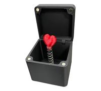 Boîte cadeau surprise en forme de cœur avec rose 3D dans un étui cadeau surprise pour la Saint-Valentin, Noël