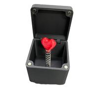 Boîte cadeau surprise en forme de cœur avec rose pour femme, amie, Saint-Valentin, Noël