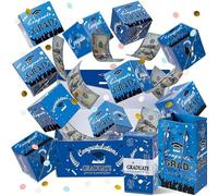 Boîte cadeau surprise explosion de remise de diplôme 2026 - Boîtes cadeaux pour espèces, cartes pop-up surprises, cartes de confettis rebondissantes à faire soi-même, boîte à cartes de remise de