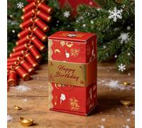 Boîte cadeau surprise Explosion pour l'argent, boîte cadeau pliable Happy New Year avec enveloppe rouge rebondissante, boîtes de saut surprise, boîtes cadeaux d'explosion à faire soi-même, façons