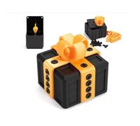 Boite Cadeau,The Middle Finger Prank Box - Hilarious Screw Challenge and Annoying Gift Box 3D with Finger Switch Prank (Black)