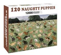 Boîte cadeau vide sur le thème des chiots coquins, enveloppez votre vrai cadeau dans une fausse boîte cadeau convaincante et amusante, cadeau hilarant éléphant blanc pour golfeur, mari, papa, frère et