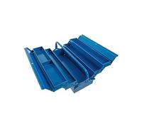 boîte, caisse à outils metallique vide, 5 compartiments - Bgs Technic