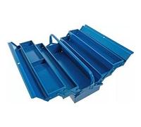 boîte, caisse à outils metallique vide, 5 compartiments - Bgs Technic