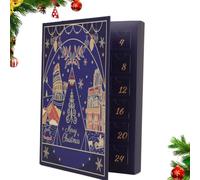 Boîte calendrier vide Décor de maison réutilisable et décoratif de rêve | Boîtes à remplir DIY pour Noël Pour école et te de Noël bonbons bijoux