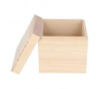 Boîte Carrée 12x12x12 Cm Bois