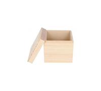 Boîte Carrée 12x12x12 Cm Bois