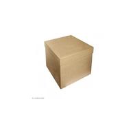 Boîte carrée 16 x 16 cm à décorer Multicolore G