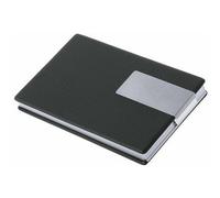 Boîte cartes de visite Good Deal, aluminium/PVC (noir)