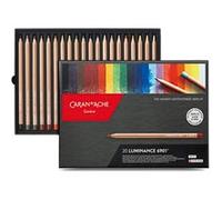 Boîte carton de 20 crayons de couleurs LUMINANCE 6901® - Caran d'Ache G