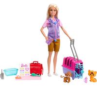 Boîte Cassé Barbie Sauvetage Animaux Poupée Chiot Singe Tigre HRG50 Mattel