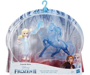 Boîte Cassée 2 Figurines Elsa Et Cheval Nokk De FROZEN Original Hasbro E6857