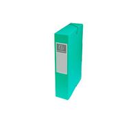 Boîte classement exacompta exabox carte lustrée 7/10e a4+ 25x33cm dos 6cm coloris vert