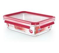 Boite clip&close verre rectangulaire 1,1L - Emsa - Rouge - Verre G