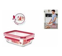 Boite clip&close verre rectangulaire 2L - Emsa - Rouge - Verre G