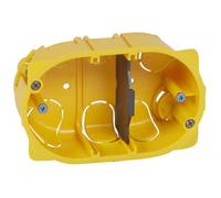 Legrand - Boîte cloison sèche Batibox - 3 modules - 40 mm profondeur - Intérieur